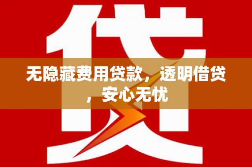 台儿庄无隐藏费用贷款，透明借贷，安心无忧
