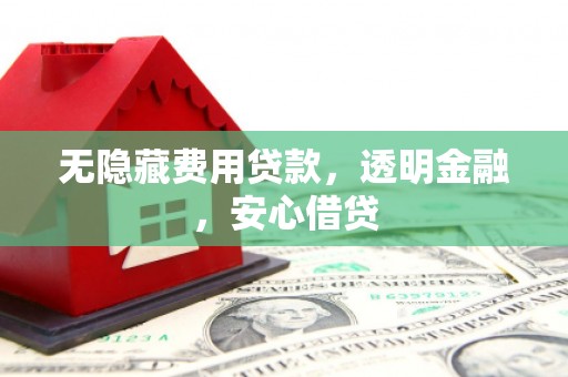 台儿庄无隐藏费用贷款，透明金融，安心借贷