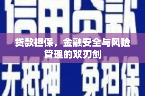 台儿庄贷款担保，金融安全与风险管理的双刃剑