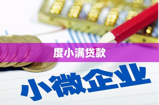 台儿庄度小满贷款