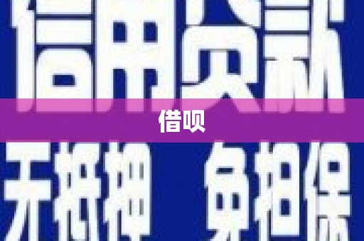 台儿庄借呗